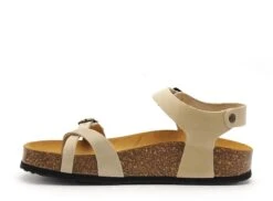 Plakton Nu Pieds Plats Femme Cp Zomba Beige -REN Chaussures Magasin 2734603 3