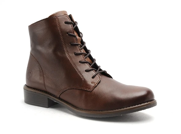 Remonte Boots Bottine Plates Femme D0f73 Marron 2 Remonte Boots Bottine Plates Femme D0f73 Marron – Image 2