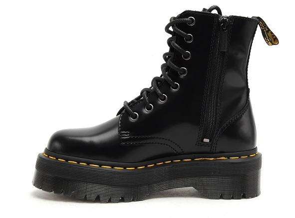 Dr. Martens Dr Martens Boots Bottine Plates Femme Jadon Smooth Noir 3 Dr. Martens Dr Martens Boots Bottine Plates Femme Jadon Smooth Noir – Image 3