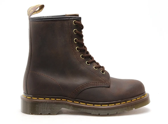 Dr. Martens Dr Martens Boots Bottine Plates Femme 1460 Gaucho Marron 1 Dr. Martens Dr Martens Boots Bottine Plates Femme 1460 Gaucho Marron
