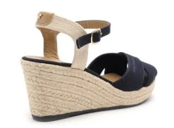 Tom Tailor Nu Pieds Talons Femme 5390101 Bleu -REN Chaussures Magasin 2763501 5