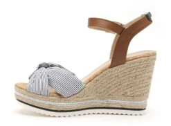 Tom Tailor Nu Pieds Talons Femme 5390211 Bleu -REN Chaussures Magasin 2763601 3