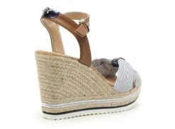 Tom Tailor Nu Pieds Talons Femme 5390211 Bleu -REN Chaussures Magasin 2763601 5