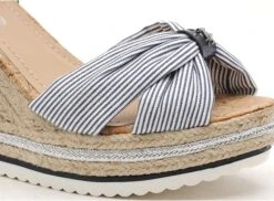 Tom Tailor Nu Pieds Talons Femme 5390211 Bleu -REN Chaussures Magasin 2763601 6