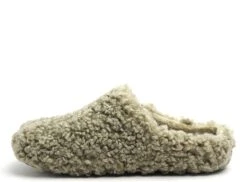 Verbenas Chaussons Femme York Curly Kaki -REN Chaussures Magasin 2771402 3