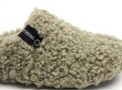Verbenas Chaussons Femme York Curly Kaki -REN Chaussures Magasin 2771402 6