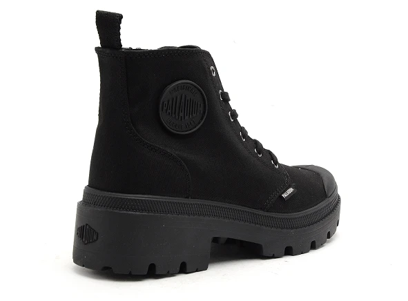 Palladium Boots Bottine Plates Femme Palalbase Twill Miss Noir 5 Palladium Boots Bottine Plates Femme Palalbase Twill Miss Noir – Image 5