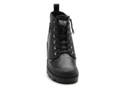 Palladium Boots Bottine Plates Femme Pallabase Leather Noir 9 Palladium Boots Bottine Plates Femme Pallabase Leather Noir -REN Chaussures Magasin 2772201 4