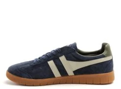 Gola Basses Homme Hurricane Suede Cmb046 Bleu -REN Chaussures Magasin 2778501 3