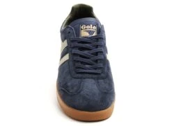 Gola Basses Homme Hurricane Suede Cmb046 Bleu -REN Chaussures Magasin 2778501 4