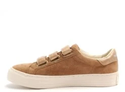 No Name Basses Femme Arcade Straps Perfo Marron -REN Chaussures Magasin 2782601 3