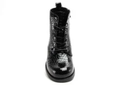 Margarita Mariotti Boots Bottine Plates Femme Punk Madonna Ver Cro Noir -REN Chaussures Magasin 2785401 4