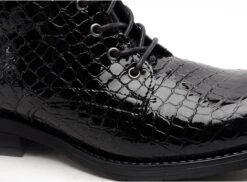 Margarita Mariotti Boots Bottine Plates Femme Punk Madonna Ver Cro Noir -REN Chaussures Magasin 2785401 6