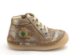 Kickers Boots Bottine Bebe Sonistreet Fille Or