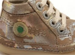 Kickers Boots Bottine Bebe Sonistreet Fille Or -REN Chaussures Magasin 2785501 6