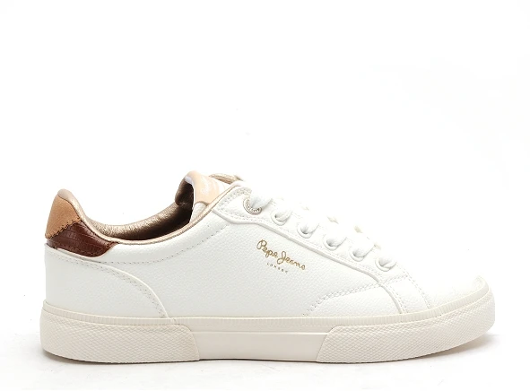 Pepe Jeans Basses Femme Kenton Classw Pls31537 Blanc 1 Pepe Jeans Basses Femme Kenton Classw Pls31537 Blanc