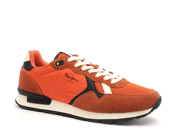 Pepe Jeans Basses Homme Brit Heritage M Orange 2 Pepe Jeans Basses Homme Brit Heritage M Orange – Image 2