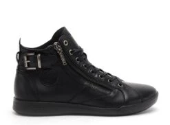 Pataugas Boots Bottine Plates Femme Palme F4g Noir