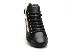 Pataugas Boots Bottine Plates Femme Palme Mix Noir -REN Chaussures Magasin 2788101 4