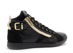 Pataugas Boots Bottine Plates Femme Palme Mix Noir -REN Chaussures Magasin 2788101 5