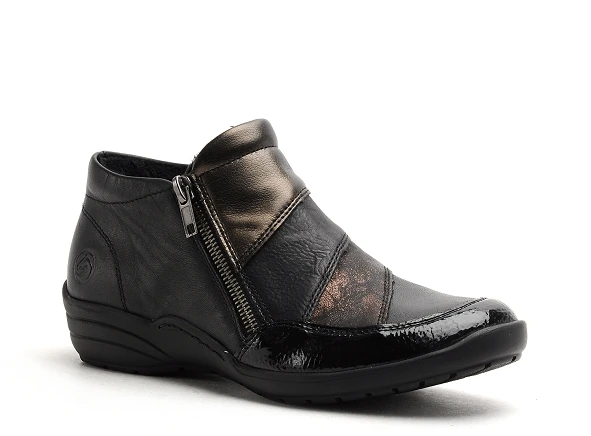 Remonte Boots Bottine Plates Femme R7678 Noir 2 Remonte Boots Bottine Plates Femme R7678 Noir – Image 2