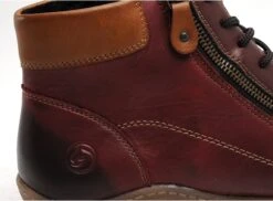 Remonte Boots Bottine Plates Femme R1459 Bordeaux -REN Chaussures Magasin 2796802 6