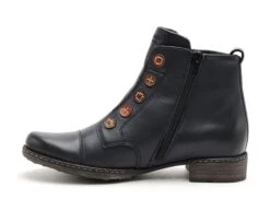 Remonte Boots Bottine Plates Femme D4392 Bleu -REN Chaussures Magasin 2797901 3