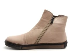 Kokoon Boots Bottine Plates Femme Alix Beige -REN Chaussures Magasin 2812902 3