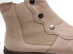 Kokoon Boots Bottine Plates Femme Alix Beige -REN Chaussures Magasin 2812902 6