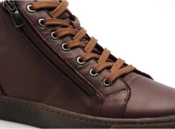 Cotemer Boots Bottine Plates Femme Ewena Bordeaux -REN Chaussures Magasin 2815102 6