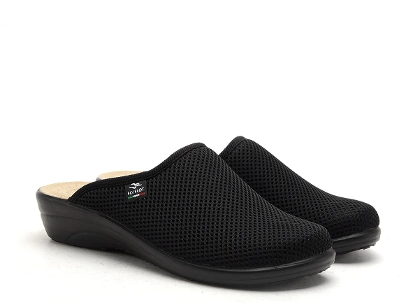 Flyflot Chaussons Femme Foire Noir 2 Flyflot Chaussons Femme Foire Noir – Image 2