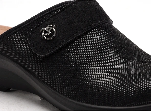 Flyflot Chaussons Femme Faumy Noir 6 Flyflot Chaussons Femme Faumy Noir – Image 6