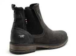 Mustang Boots Bottine Homme 4157608 Gris -REN Chaussures Magasin 2827401 5