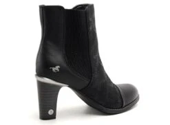 Mustang Boots Bottine Talons Femme 1470502 Noir -REN Chaussures Magasin 2827901 5