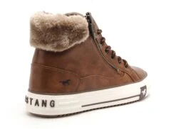 Mustang Boots Bottine Plates Femme 1410504 Marron -REN Chaussures Magasin 2828701 5