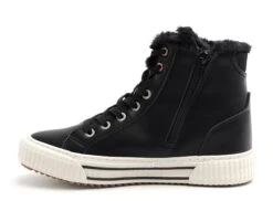 Mustang Boots Bottine Plates Femme 1442601 Noir -REN Chaussures Magasin 2828801 3