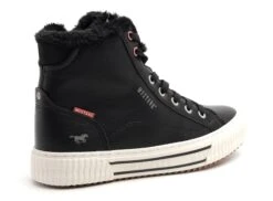 Mustang Boots Bottine Plates Femme 1442601 Noir -REN Chaussures Magasin 2828801 5