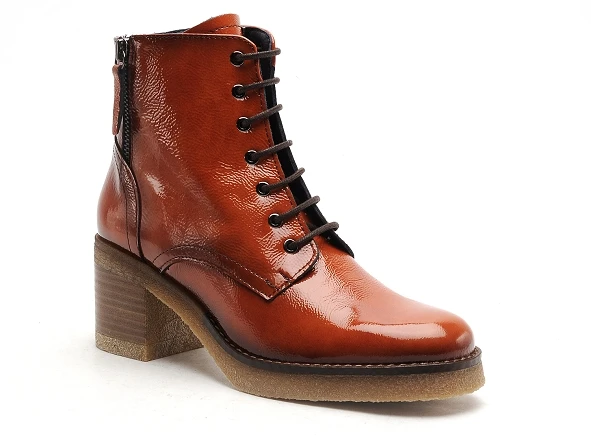 Dorking Boots Bottine Talons Femme D9186 Na Orange 2 Dorking Boots Bottine Talons Femme D9186 Na Orange – Image 2