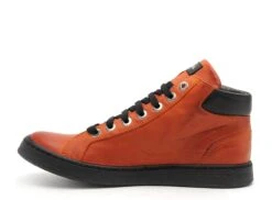 Chacal Boots Bottine Plates Femme 6535 Orange -REN Chaussures Magasin 2842801 3