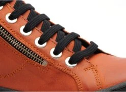 Chacal Boots Bottine Plates Femme 6535 Orange -REN Chaussures Magasin 2842801 6
