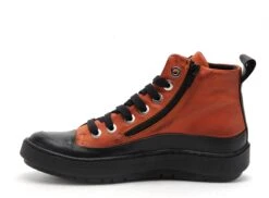 Chacal Boots Bottine Plates Femme 6555 Orange -REN Chaussures Magasin 2842901 3