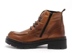 Chacal Boots Bottine Plates Femme 6453 Marron -REN Chaussures Magasin 2843001 3