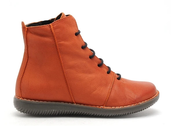 Chacal Boots Bottine Plates Femme 6014 6411 Orange 1 Chacal Boots Bottine Plates Femme 6014 6411 Orange