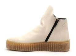 Follia Dolce Boots Bottine Plates Femme 411 Beige -REN Chaussures Magasin 2848504 3