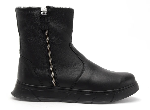 Andrea Conti Boots Bottine Plates Femme 0346049 Noir 1 Andrea Conti Boots Bottine Plates Femme 0346049 Noir