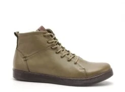 Andrea Conti Boots Bottine Plates Femme 0342804 Kaki -REN Chaussures Magasin 2853701 2