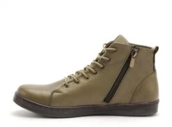 Andrea Conti Boots Bottine Plates Femme 0342804 Kaki -REN Chaussures Magasin 2853701 3