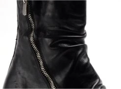 Inuovo Boots Bottine Plates Femme A17007 Noir -REN Chaussures Magasin 2856101 6