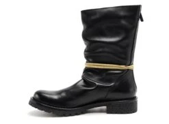 Felmini Bottes Plates Femme D609 Noir -REN Chaussures Magasin 2857301 3