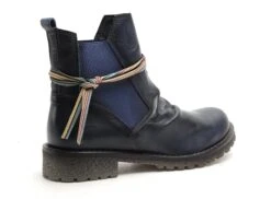 Felmini Boots Bottine Plates Femme C801 Bleu -REN Chaussures Magasin 2857402 5